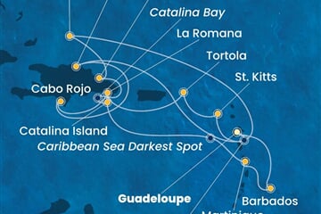 Costa Fascinosa - Nizozemské Antily, Panenské o. (britské), Dominikán.rep., Turks a Caicos (Pointe-a-Pitre)