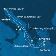 Costa Deliziosa - Itálie, Řecko (z Benátek)
