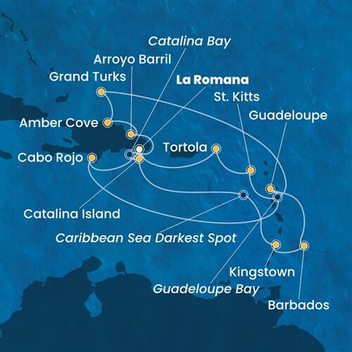 Trasa plavby CFS-LRM14A3M