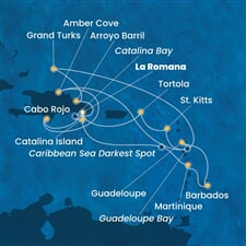 Costa Fascinosa - Dominikán.rep., Turks a Caicos, Nizozemské Antily, Panenské o. (britské) (z La Romana)