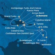 Costa Fascinosa - Dominikán.rep., Turks a Caicos, Nizozemské Antily, Panenské o. (britské) (z La Romana)