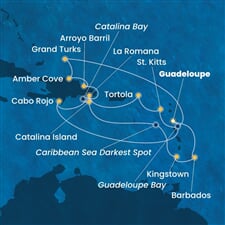 Costa Fascinosa - Nizozemské Antily, Panenské o. (britské), Dominikán.rep., Turks a Caicos, Sv.Vincenc a Grenadiny (Pointe-a-Pitre)