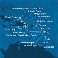 Costa Fascinosa - Nizozemské Antily, Panenské o. (britské), Dominikán.rep., Turks a Caicos (Pointe-a-Pitre)