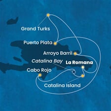 Costa Fascinosa - Dominikán.rep., Turks a Caicos (z La Romana)