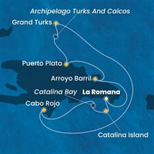Costa Fascinosa - Dominikán.rep., Turks a Caicos (z La Romana)