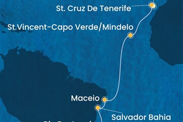 Costa Diadema - Španělsko, Kapverdy, Brazílie (Gran Canaria)