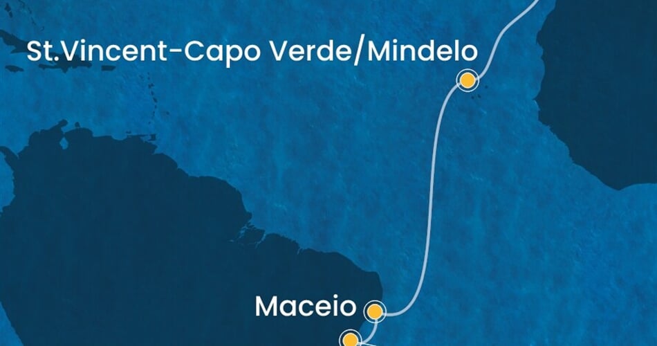 Trasa plavby CDI-LPA12A00