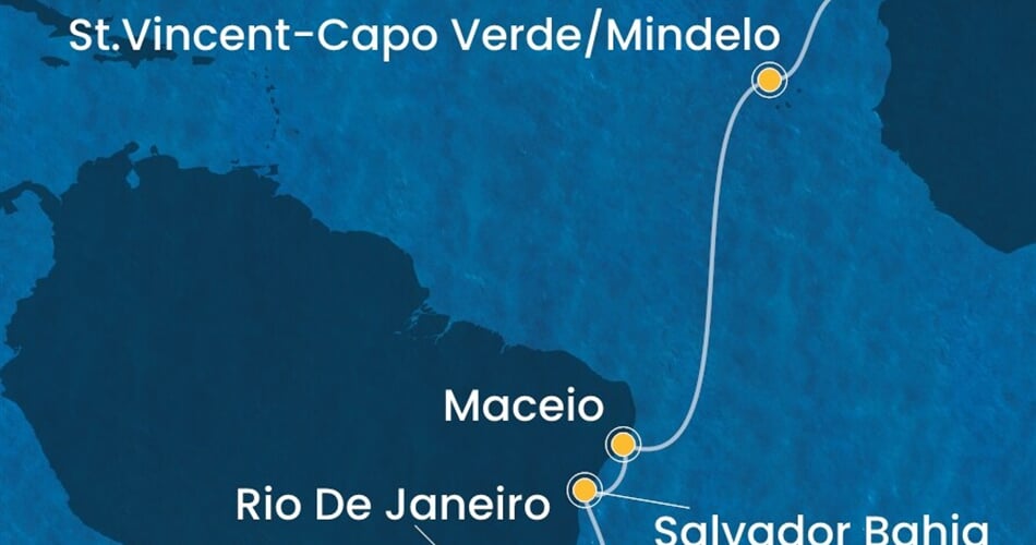 Trasa plavby CDI-TCI11A02