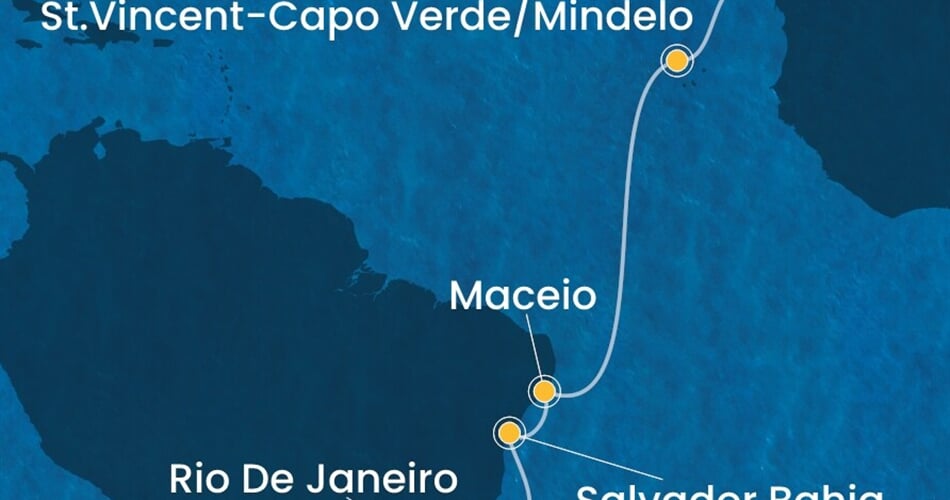 Trasa plavby CDI-TCI12A06