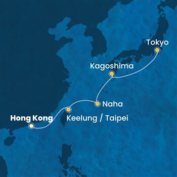 Trasa plavby CSE-HKG07A04