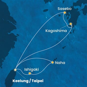 Trasa plavby CSE-KEE08A00