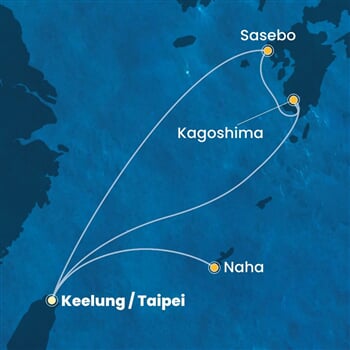 Trasa plavby CSE-KEE08A01