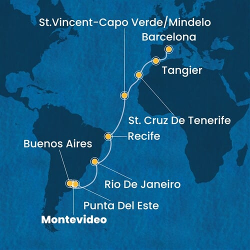 Trasa plavby CFA-MVD21A04