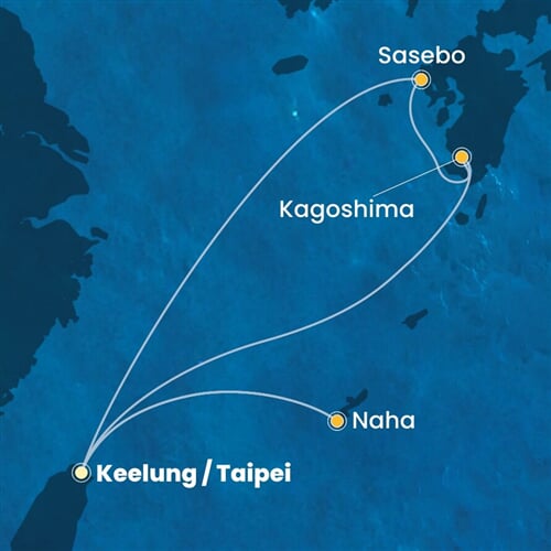 Trasa plavby CSE-KEE08A01