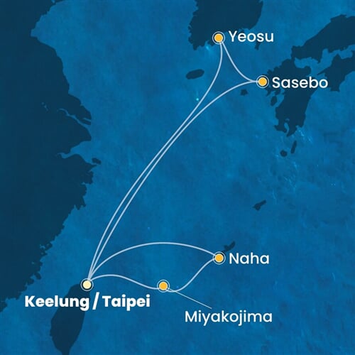 Trasa plavby CSE-KEE09A01