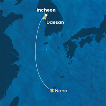 Trasa plavby CSE-INC04A01