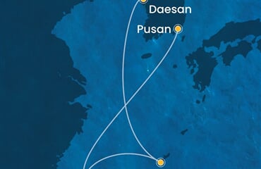 Costa Serena - Jižní Korea, Japonsko