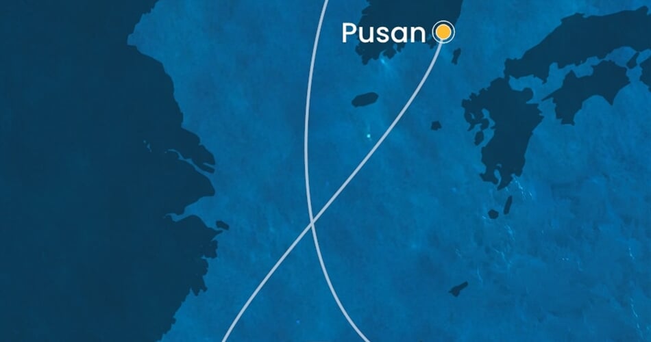 Trasa plavby CSE-INC07A01