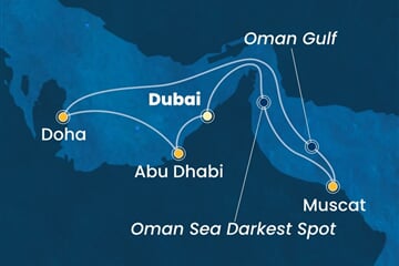 Costa Smeralda - Arabské emiráty, Omán, Katar (z Dubaje)