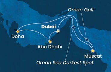 Costa Smeralda - Arabské emiráty, Omán, Katar (z Dubaje)