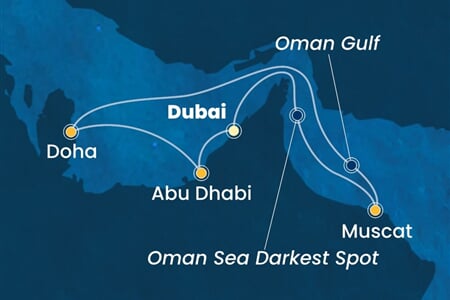 Costa Smeralda - Arabské emiráty, Omán, Katar (z Dubaje)