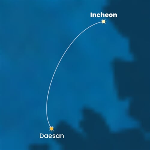 Trasa plavby CSE-INC01A01