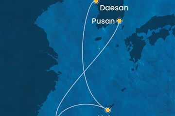 Costa Serena - Jižní Korea, Japonsko