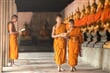 Novices at Ayutthaya Historical Park in Thailand_shutterstock_325456289