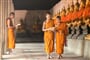 Novices at Ayutthaya Historical Park in Thailand_shutterstock_325456289