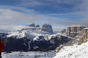 Lyžování v Dolomitech