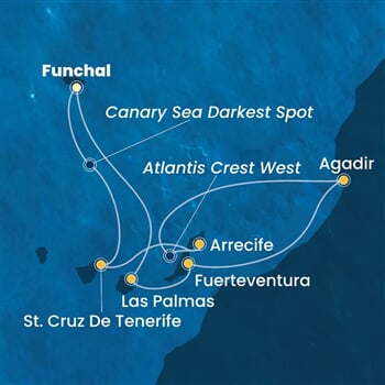 Trasa plavby CFO-FNC07A13