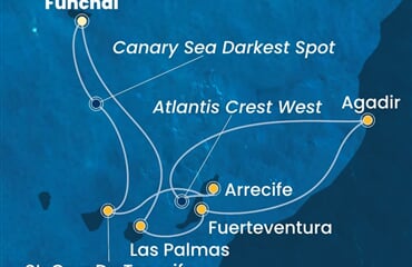 Costa Fortuna - Portugalsko, Španělsko, Maroko (Funchal)