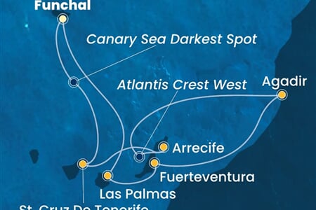 Costa Fortuna - Portugalsko, Španělsko, Maroko (Funchal)
