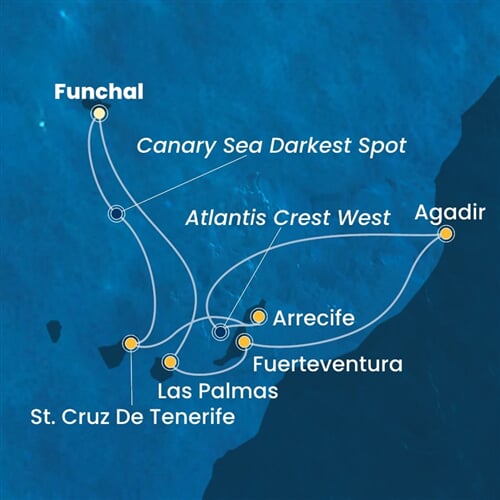 Trasa plavby CFO-FNC07A13