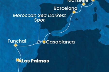 Costa Fortuna - Španělsko, Portugalsko, Maroko, Francie, Itálie (Gran Canaria)