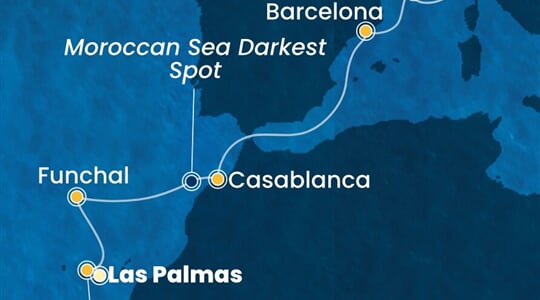 Costa Fortuna - Španělsko, Portugalsko, Maroko, Francie, Itálie (Gran Canaria)