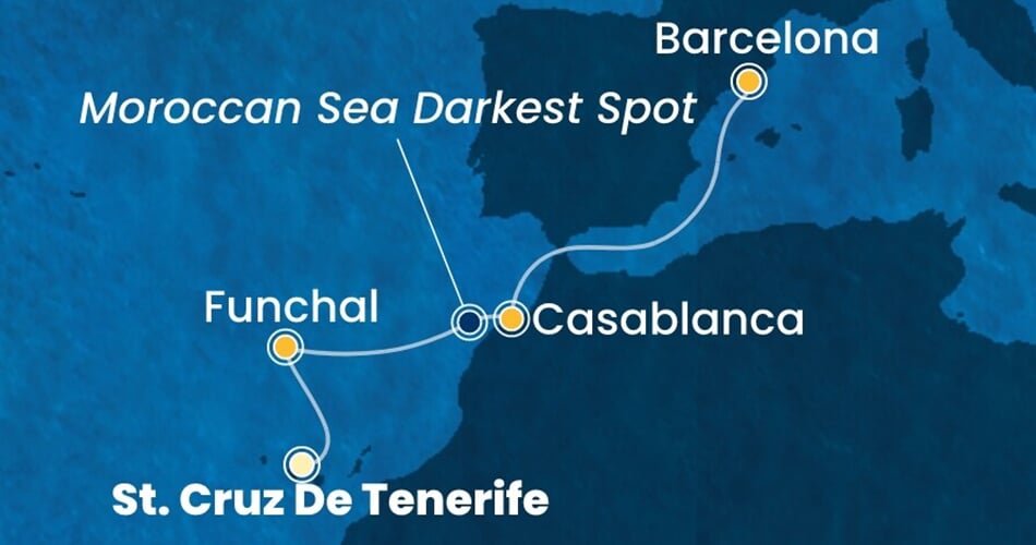 Trasa plavby CFO-TCI05A0F