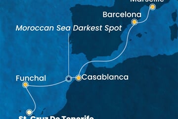 Costa Fortuna - Španělsko, Portugalsko, Maroko, Francie (Santa Cruz de Tenerife)