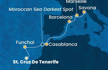 Costa Fortuna - Španělsko, Portugalsko, Maroko, Francie, Itálie (Santa Cruz de Tenerife)