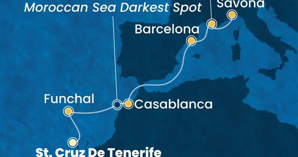 Trasa plavby CFO-TCI07A27