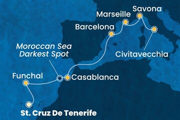 Costa Fortuna - Španělsko, Portugalsko, Maroko, Francie, Itálie (Santa Cruz de Tenerife)