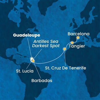 Trasa plavby CFS-PTP13A05