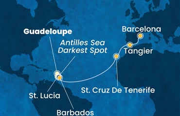 Costa Fascinosa - Nizozemské Antily, Španělsko, Maroko (Pointe-a-Pitre)