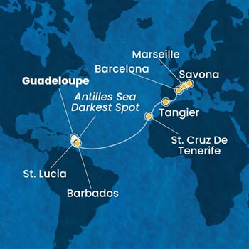 Trasa plavby CFS-PTP15A0D