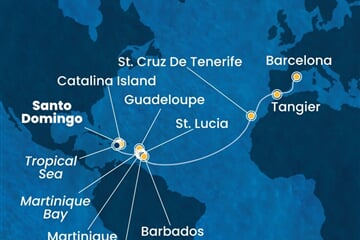 Costa Fascinosa - Dominikán.rep., Nizozemské Antily, Španělsko, Maroko (Santo Domingo)