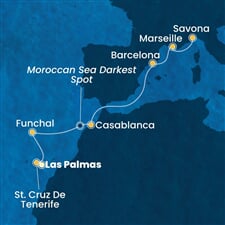 Costa Fortuna - Španělsko, Portugalsko, Maroko, Francie, Itálie (Gran Canaria)