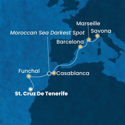 Trasa plavby CFO-TCI07A27