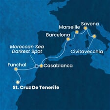 Costa Fortuna - Španělsko, Portugalsko, Maroko, Francie, Itálie (Santa Cruz de Tenerife)