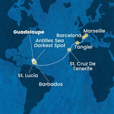 Costa Fascinosa - Nizozemské Antily, Španělsko, Maroko, Francie (Pointe-a-Pitre)