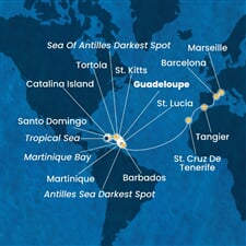 Costa Fascinosa - Nizozemské Antily, Panenské o. (britské), Dominikán.rep., Španělsko, Maroko, ... (Pointe-a-Pitre)